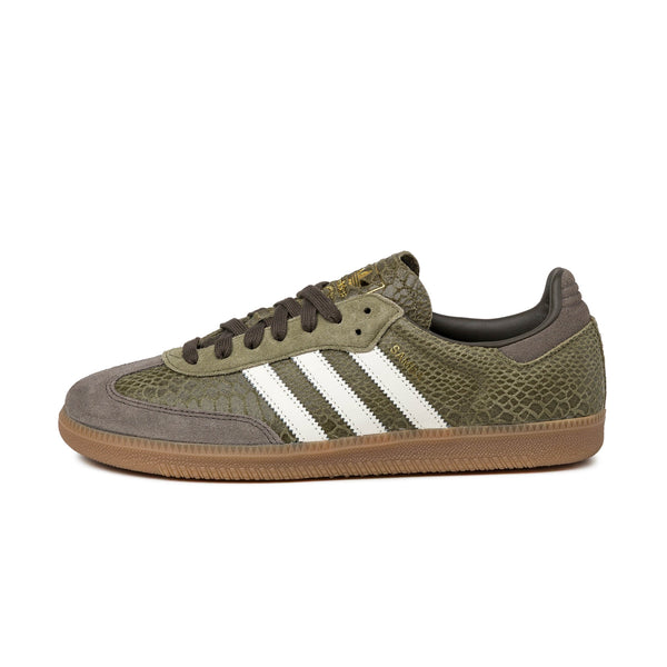 adidas Samba OG *Snake* Focus Olive/Off White/Gum 4