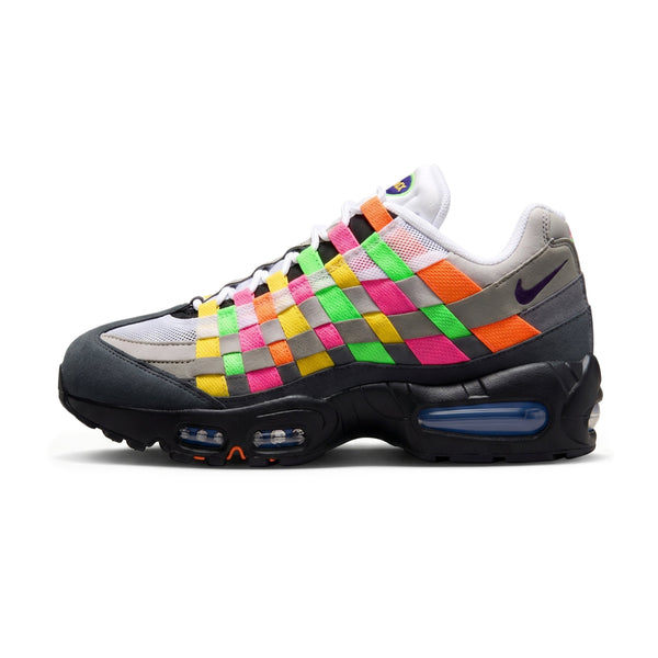 Nike Air Max 95 Woven *Big Bubble* White/Purple Dynasty/Pearl Grey