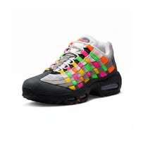 Nike Air Max 95 Woven Big Bubble White/Purple Dynasty/Pearl Grey
