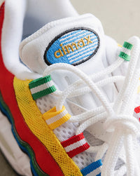 Nike Air Max 95 Big Bubble Premium Olympic White/Metallic Gold/Chile Red/Photo Blue