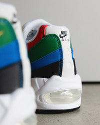 Nike Air Max 95 Big Bubble Premium Olympic White/Metallic Gold/Chile Red/Photo Blue