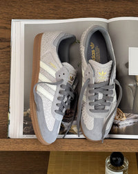 adidas Samba OG Snake Grey Two/Off White/Gum 4